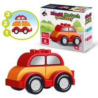 Klocki Małych Geniuszy Autko dla malucha – 6 elementów