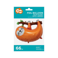 BALON FOLIA LENIWIEC 79CM BRĄZOWY