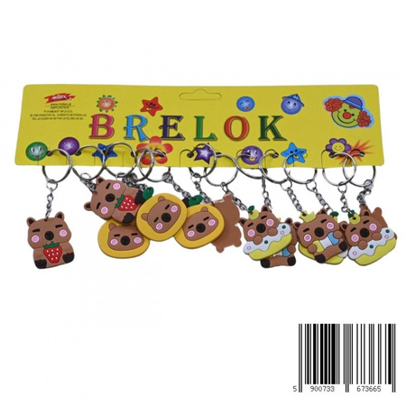 D45167 / BRELOK KAPIBARA (12 szt. w paczce)