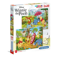 PUZZLE 2 x 20 EL SUPER KOLOR Winnie the Pooh