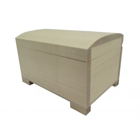 KUFER DREWNIANY PROSTOKĄTNY