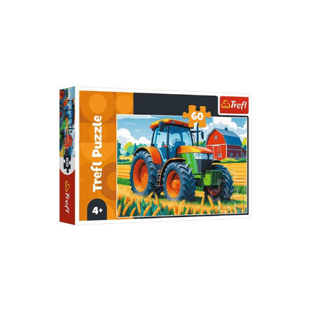 Puzzle 60 el. Pojazd rolnika