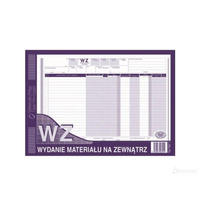 WZ A4 WYDANIA MATERIAŁU NA ZEWNĄTRZ