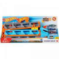 Hot Wheels City Wyścigowy Transporter 2W1 Mattel