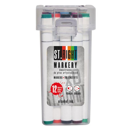 MARKERY DO PRAC ARTYSTYCZNYCH 12 KOL ST.RIGHT