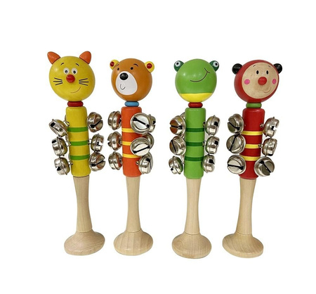 Askato Dzwoneczki drewniane zwierzęta