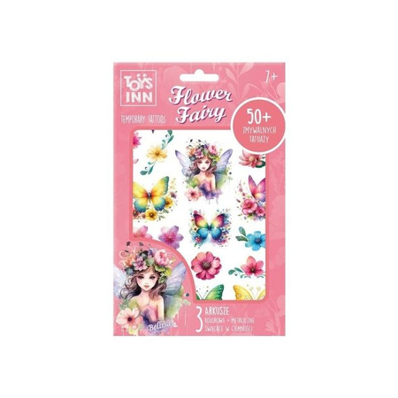 Tatuaże Flower Fairy mix 24 szt -