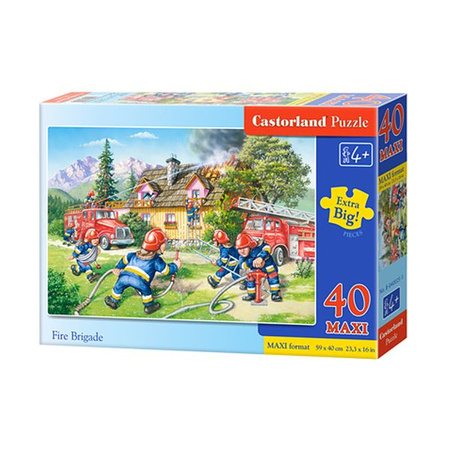 Castorland Puzzle 40  el. Maxi B-040025-1 Fire Brigade