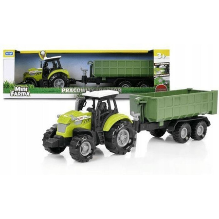 TRAKTOR Z PRZYCZEPĄ MINI FARMA