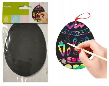 Pisanki zawieszki - zdrapki (3 szt.)