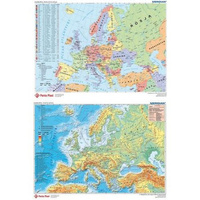 PODKŁAD DWUSTR MAPA EUROPY