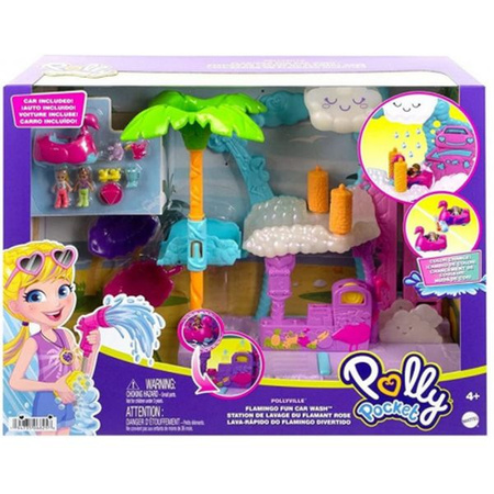 Polly Pocket Flamingowa Myjnia Zestaw HHJ05