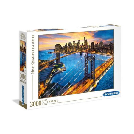 Puzzle 3000 el. NEW YORK Clementoni