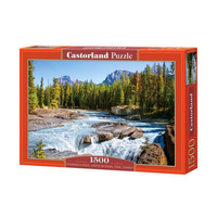 Castorland Puzzle 1500el. C-150762-2 Athabasca River, Jasper National Park, Canada