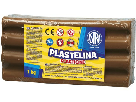 PLASTELINA 1KG BRĄZ