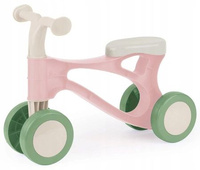 Rowerek Biegowy Lena Jeździk Do Odpychania Lekki 18M+ Pastelowy Róż