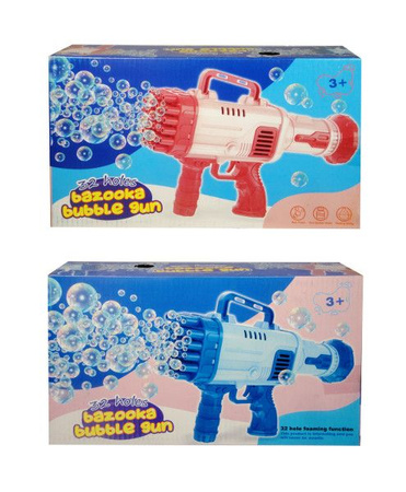 PISTOLET BAZOOKA  NA BAŃKI MYDLANE