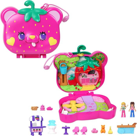 Polly Pocket zestaw Truskawkowy miś HRD35