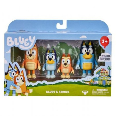 BLUEY FIGURKI 4PAK RODZINKA