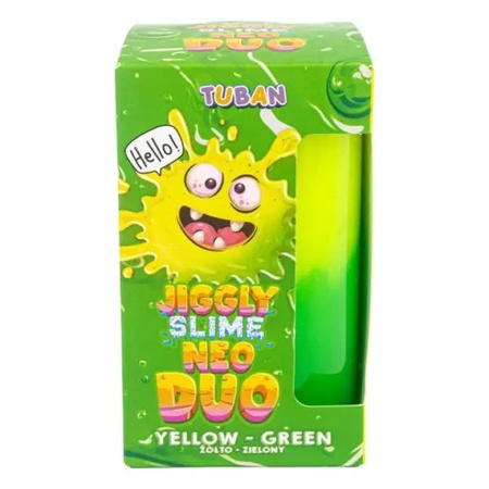 JIGGLY SLIME NEO DUO – ŻÓŁTO-ZIELONY 430 g