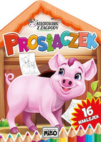 Kolorowanki z zagrody. Prosiaczek