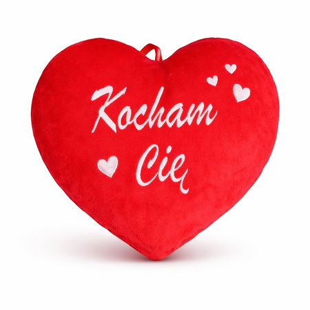 Serce z napisem 'Kocham Cię' 37 cm Walentynka