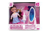 LALKA NATALIA Z GARDEROBĄ 11 CM