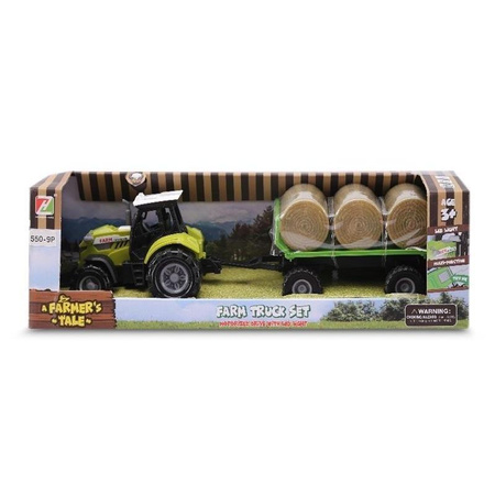 TRAKTOR Z PRZYCZEPĄ MINI FARMA