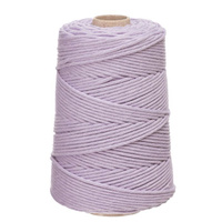 SZNUREK BAWEŁNIANY SKRĘCANY 3MM 100M, LILIOWY