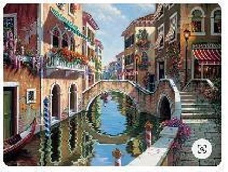 DIAMENTOWA MOZAIKA MOST W WENECJI 30X40 CM