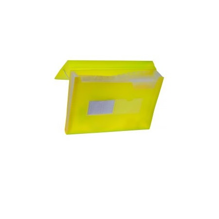 TECZKA A4 PP HARMONIJKOWA 13 PRZEGRÓD Z GUMKĄ NAROŻNĄ ZÓŁTA