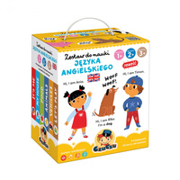 CzuCzu Zestaw do nauki języka angielskiego dla dzieci 1, 2, 3+