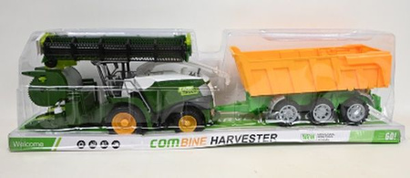 KOMBAJN Z PRZYCZEPĄ