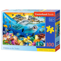 Castorland Puzzle 100 el. Dolphins in the tropic