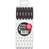 DŁUGOPIS BASE - OIL GEL CZARNY /12/