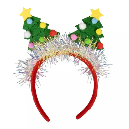 Opaska na głowę - choinki