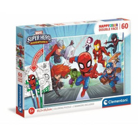 Clementoni Puzzle 60 el. Double face SuperHero