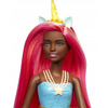 Lalka Barbie Dreamtopia Tęczowy Jednorożec Różowo-żółte włosy HGR19