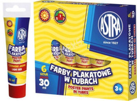 FARBY PLAKATOWE TUB 30ML CZERWONA JASNA