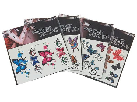 NAKLEJKI zestaw tatuaży