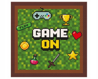 Serwetki papierowe Game On, 33 x 33 cm, 20 sztuk