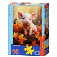 Puzzle 60 el.  B-066285 Cute Fall Piglet