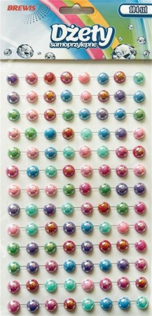 Dżety samoprzylepne perłowe DS101