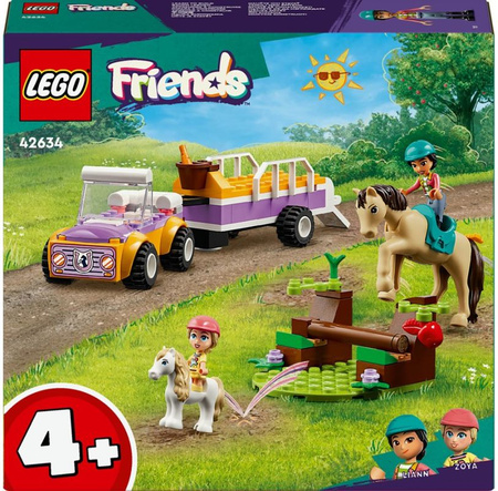 Klocki Lego Przyczepka dla konia i kucyka 42634