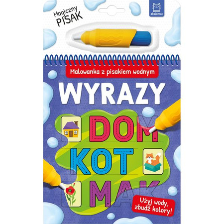MALOWANKA Z PISAKIEM WODNYM WYRAZY