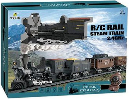 Zestaw z pociągiem B/O, światło i dźwięk 42x33x13