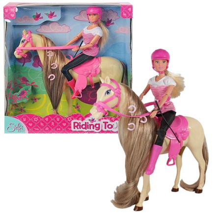 Simba Lalka Steffi na koniu
