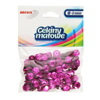 Cekiny matowe 8mm M50 różowe