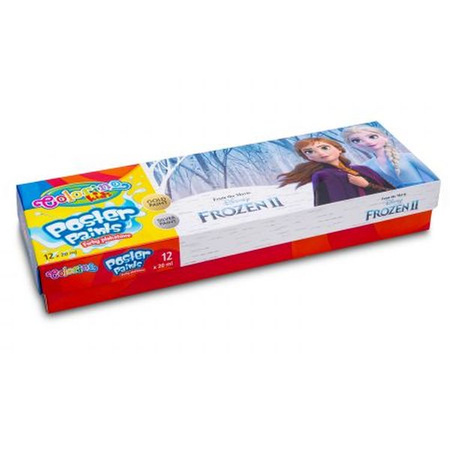 DISNEY KIDS COLORINO - FARBY PLAKATOWE 20 ML 12 KOL. / FROZEN / /6/