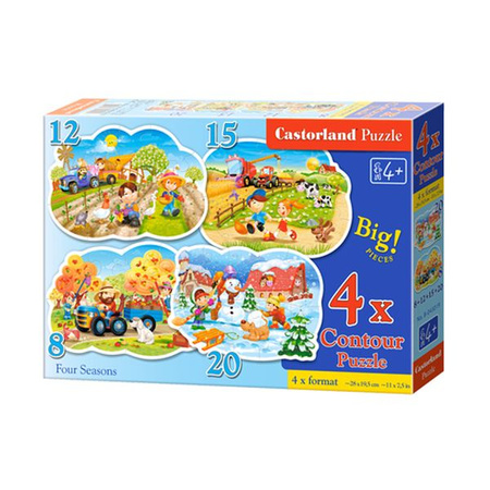 Castorland Puzzle 4w1 Four Seasons